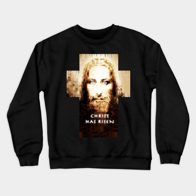 Christ Has Risen Crewneck Sweatshirt by kostjuk